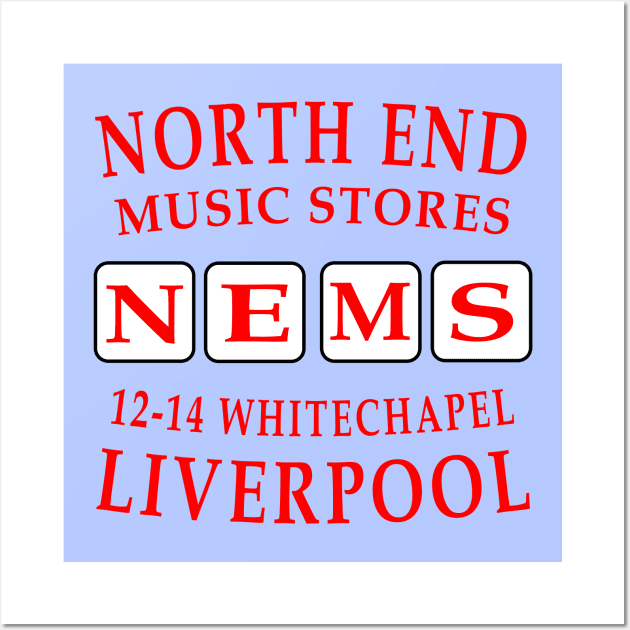 North End Music Stores - NEMS Wall Art by Lyvershop